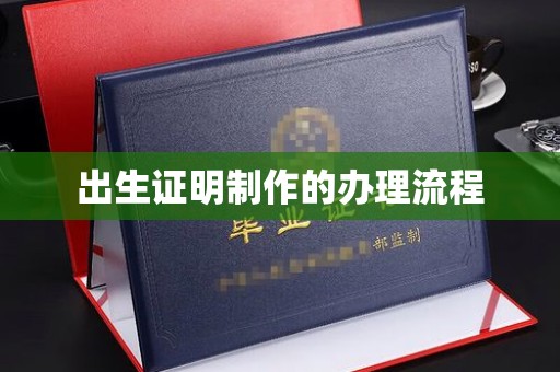 宜阳出生证明制作的办理流程