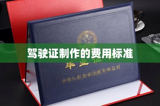 宜阳驾驶证制作的费用标准