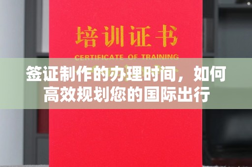 宜阳签证制作的办理时间，如何高效规划您的国际出行