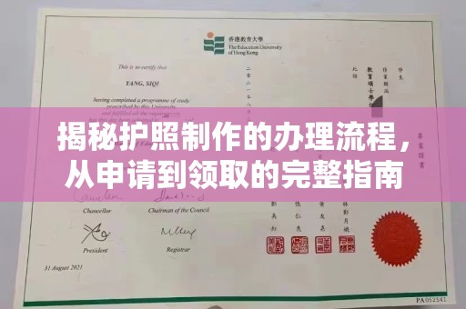 宜阳揭秘护照制作的办理流程，从申请到领取的完整指南