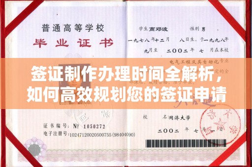 宜阳签证制作办理时间全解析，如何高效规划您的签证申请流程