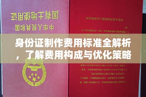 宜阳身份证制作费用标准全解析，了解费用构成与优化策略