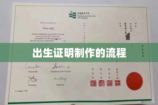 宜阳出生证明制作的流程