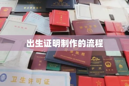 宜阳出生证明制作的流程